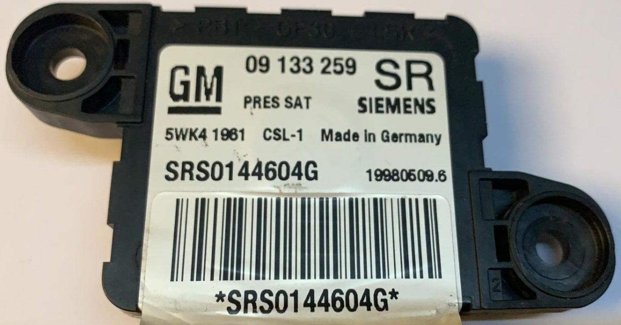 OPEL ASTRA G DARBE SENSÖRÜ,09133259