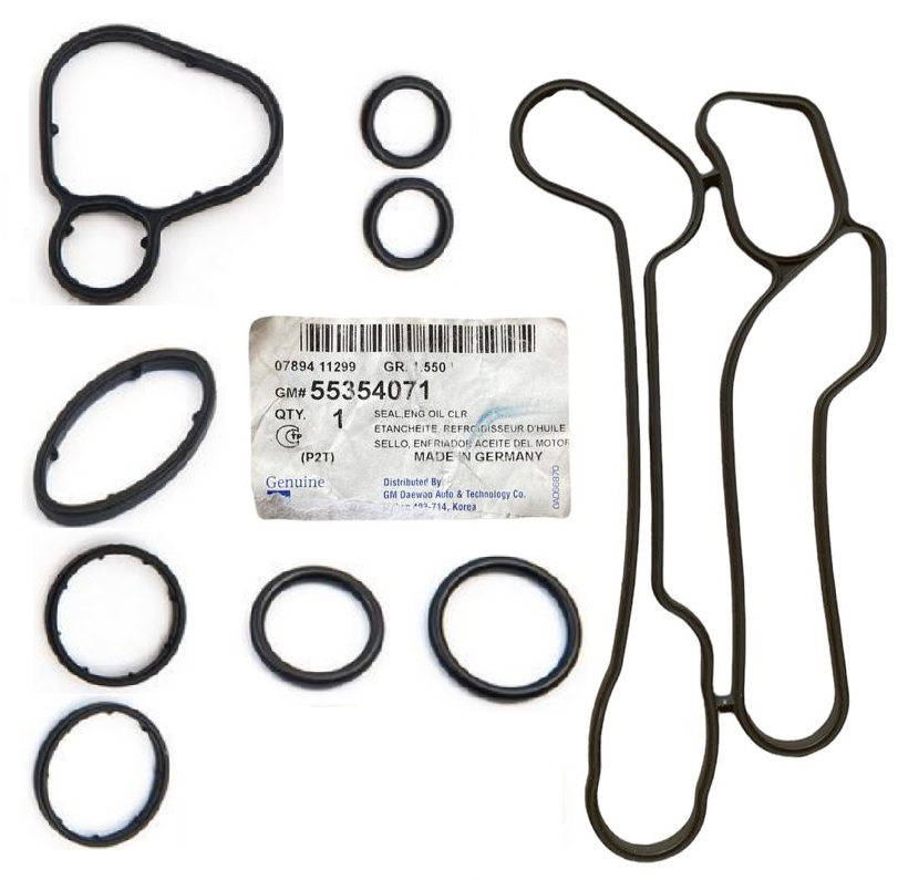 Opel Chevrolet  Yağ Soğutucu Conta seti. 55354071