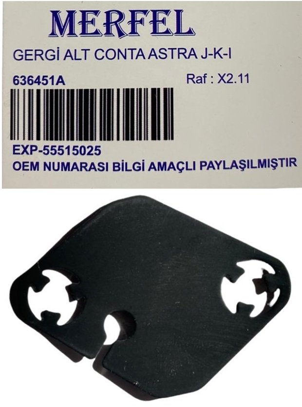Opel Astra J 1.6 Dizel Zincir Gergi Contası, 55515025