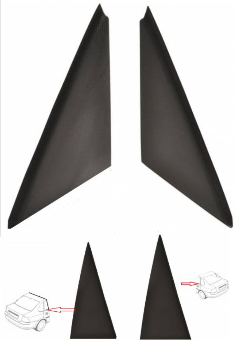 Opel Vectra B Ayna Dış Üçgen  ve Arka Kapı Üçgen Takımı, 1428421,1428422,149478,149481