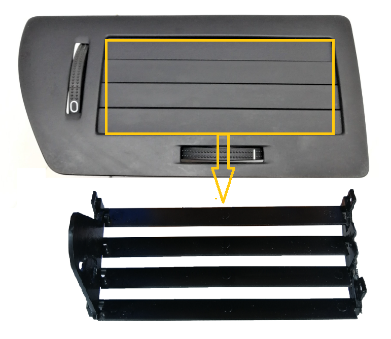 Opel Astra H Havalandırma Muzulu Izgara Çubukları Sol,6814865