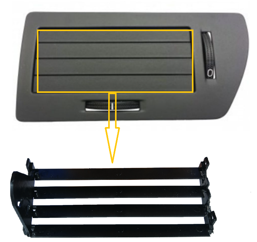 Opel Astra H Havalandırma Muzulu Izgara Çubukları Sağ, 6814864