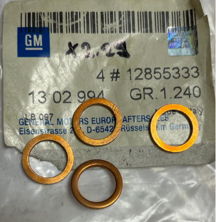 Sızdırmazlık Contası 10X14X1 Opel Astra H J, İnsignia A, Vectra C, Zafira B C, 1302994 ,2855333