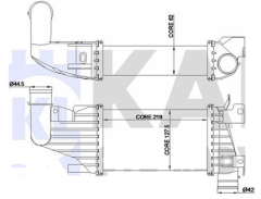 OPEL ASTRA H 1.7  TURBO RADYATÖRÜ,6302058