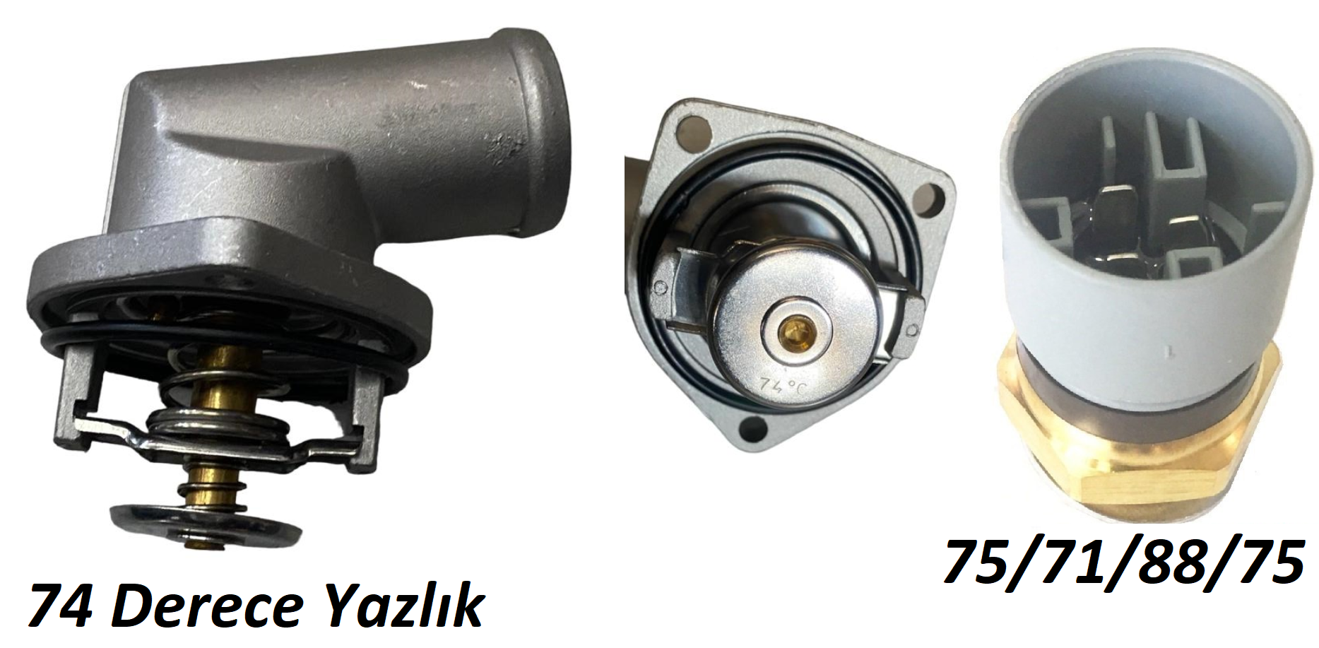 Opel Vectra B 1.6 Yazlık Termostat & Fan Muşürü1338073