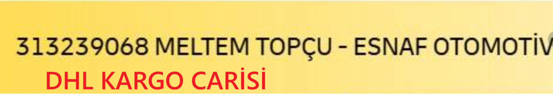 KARGO CARİ KODLARI