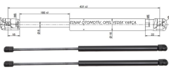 Captiva motor kaput amortisörü, 96661404