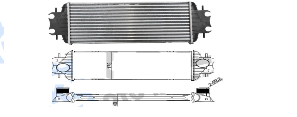 Kale -345045 - Turbo Radyatörü Renault Trafıc Iı 1.9dcı - Opel Vıvaro A 1.9dtı - Nıssan Prımastar 1.9dcı 01345045,14496-00,77003122903,QAA,44080789116