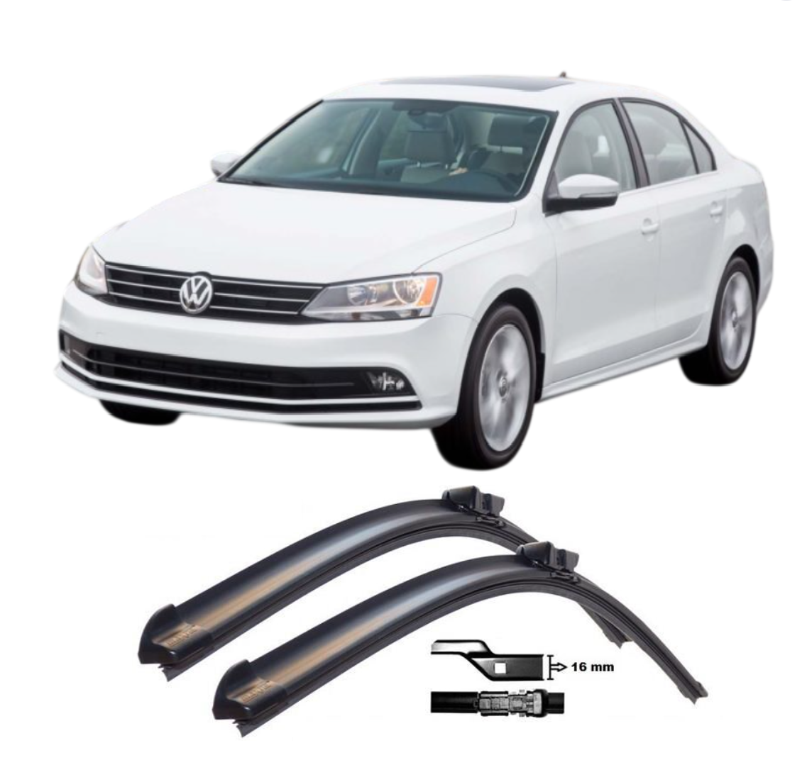 Volkswagen Jetta Silecek Süpürgesi Takımı 2011- 2018
