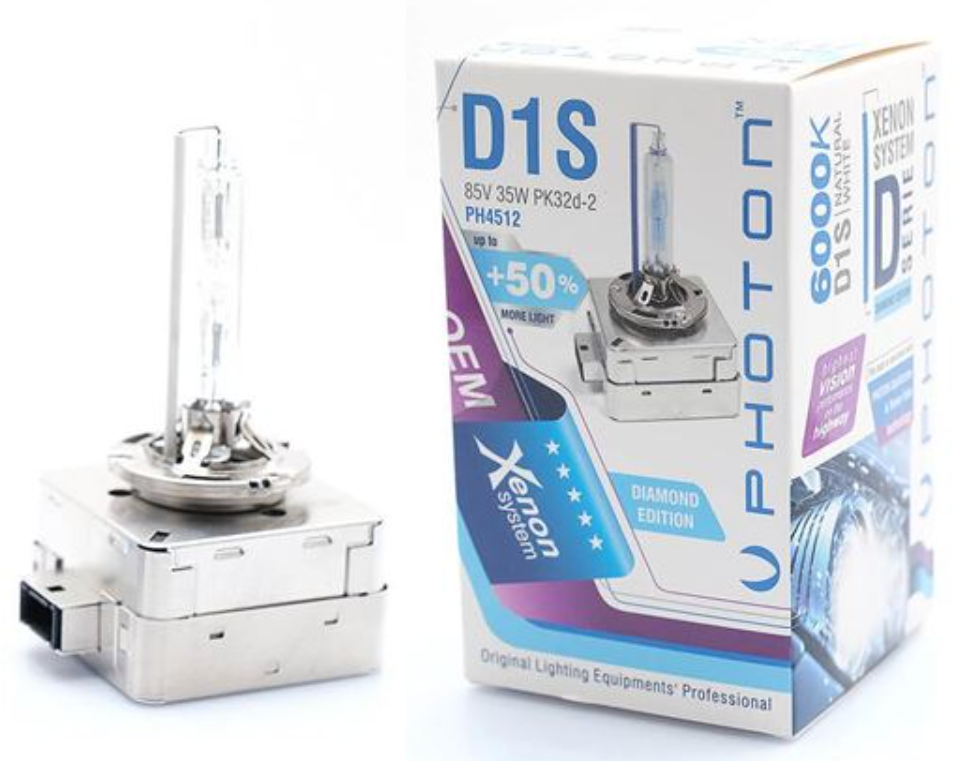 D1S Xenon 6000K Ampul +%50 Fazla Işık