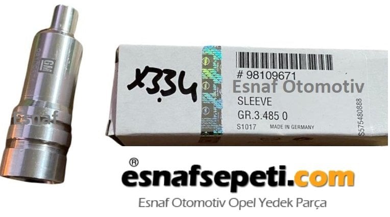 Opel Corsa C Y17DT Dizel Motor Enjektör Yuvası, Orjinal GM, 98109671